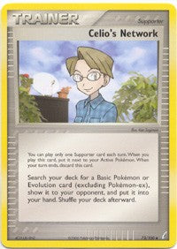 Pokemon EX Crystal Guardians - Celio's Network Card