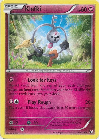 Klefki 48/108 Rare - Pokemon XY Roaring Skies Card