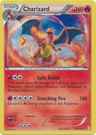 Charizard 20/149 - Pokemon Boundaries Crossed Holo Rare Card