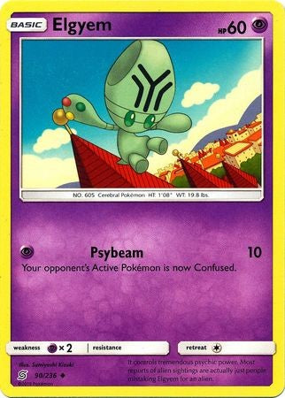 Elgyem - 90/236 - Uncommon Sun & Moon: Unified Minds