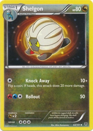 Shelgon 63/101 - Pokemon Plasma Blast Uncommon Card