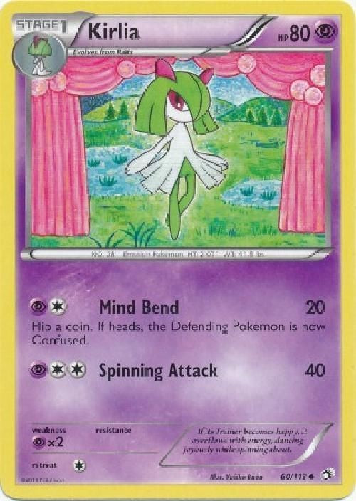 Kirlia 60/113 - Pokemon Legendary Treasures Common Card