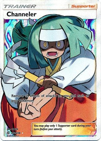 Channeler - 232/236 - Full Art Ultra Rare Sun & Moon: Unified Minds