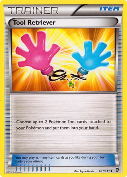 Tool Retriever 101/111 - Pokemon XY Furious Fists Card