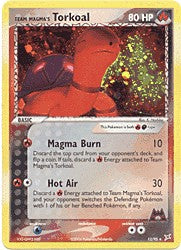 EX Aqua vs Magma - Torkoal