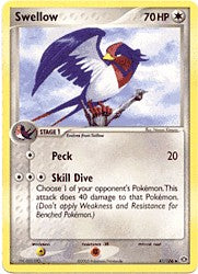 Pokemon EX Emerald Uncommon Card - Swellow 41/106