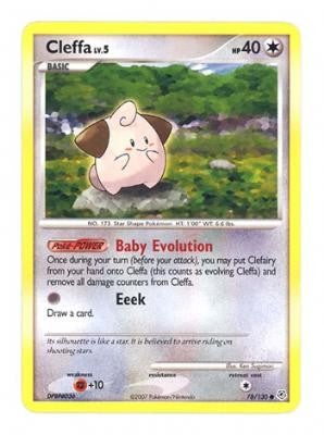 Pokemon Diamond & Pearl Common Card - Cleffa 78/130