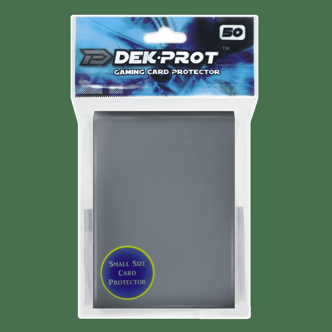 Dek Prot YuGiOh Sized Card Sleeves - Darksteel Grey (50 Card Sleeves)