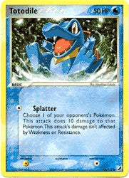 Pokemon EX Unseen Forces Common Card - Totodile 78/115