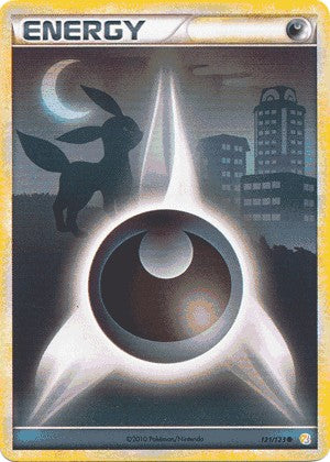 Pokemon HeartGold SoulSilver Card Common Darkness Energy 121/123