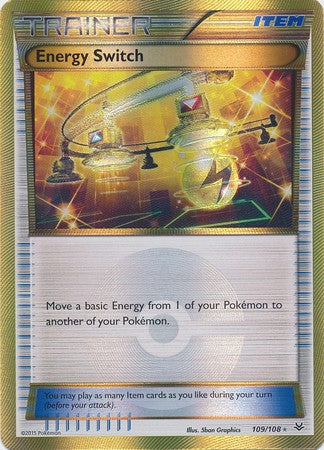 Energy Switch 109/108 Secret Rare - Pokemon XY Roaring Skies Card