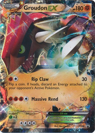 Groudon EX XY42 - Pokemon Holo Promo Card