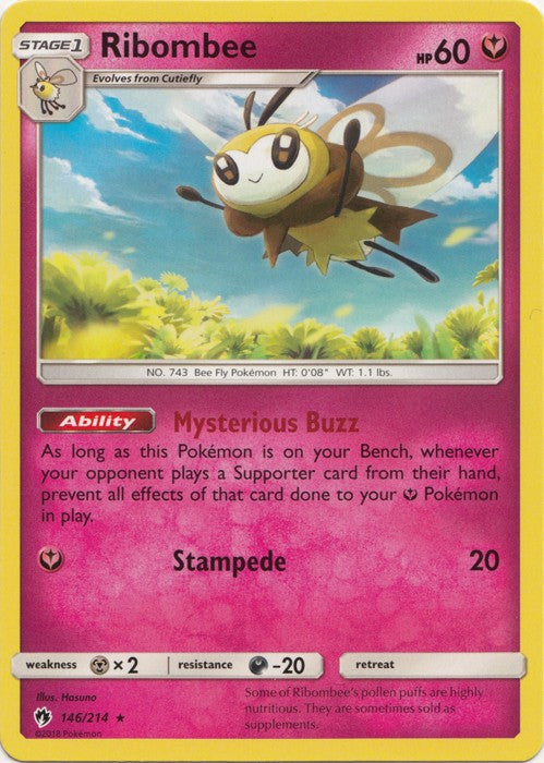Ribombee - 146/214 Pokemon » SM Lost Thunder Rare
