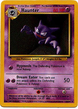 Pokemon Basic Uncommon Card - Haunter 29/102