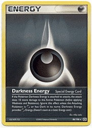 Pokemon EX Emerald Rare Card - Darkness Energy 86/106