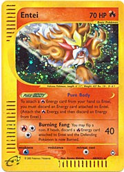 Pokemon Aquapolis - Entei Holofoil