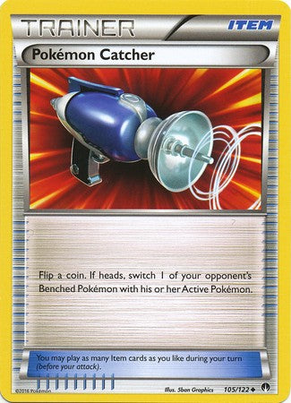 Pokémon Catcher 105/122 Uncommon - Pokemon XY Breakpoint Card