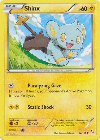 Shinx 32/106 - Pokemon XY Flashfire Common Card
