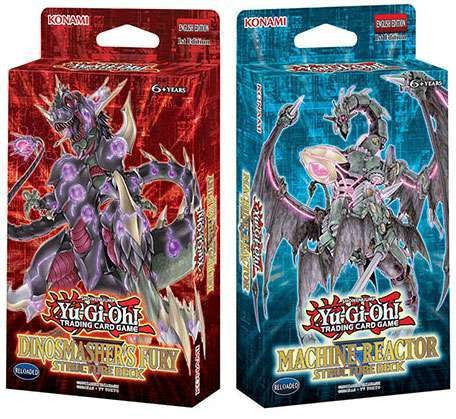 YuGiOh Set of Dinosmasher's Fury & Machine Reactor Structure Deck