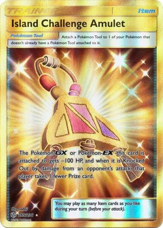 Island Challenge Amulet - 265/236 - Secret Rare Sun & Moon: Cosmic Eclipse Singles