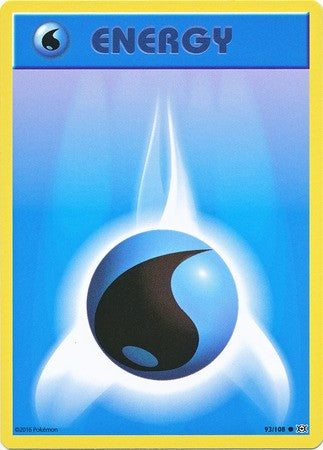 Water Energy 93/108 Common - Pokemon XY Evolutions Single Card