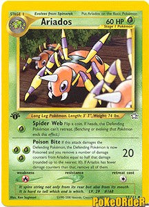 Pokemon Neo Genesis - Ariados Card
