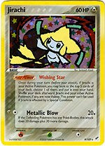 Pokemon EX Deoxys Holo Rare Card - Jirachi 9/107