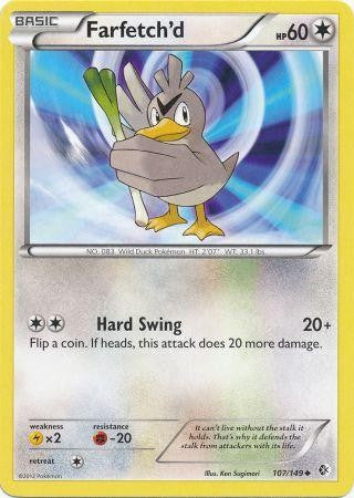 Farfetch'd 107/149 - Pokemon Boundaries Crossed Uncommon Card
