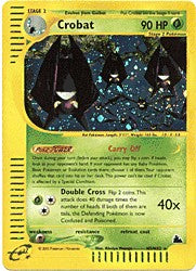 Pokemon E Skyridge - Crobat Holofoil Card