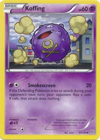 Koffing 57/135 - Pokemon Plasma Storm Uncommon Card