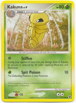 Pokemon Diamond & Pearl Great Encounters - Kakuna (Common) Card