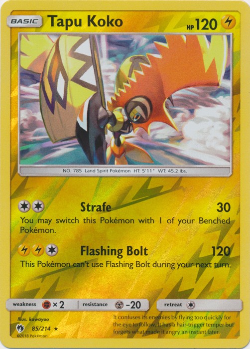 Tapu Koko - 85/214 (Reverse Foil) Pokemon » SM Lost Thunder HR
