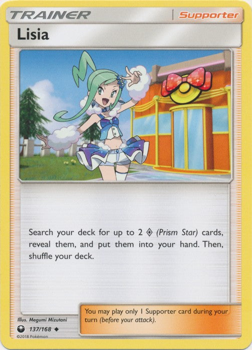 Lisia 137/168 Uncommon - Celestial Storm SM7 Pokemon Card