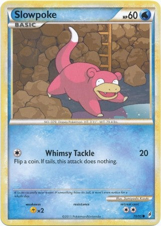 Pokemon Call Of Legends Slowpoke 70/95 Common Card