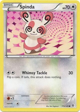 Spinda 115/149 - Pokemon Boundaries Crossed Common Card