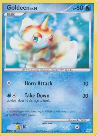 Pokemon Common Promo Single Card - Goldeen 3/12