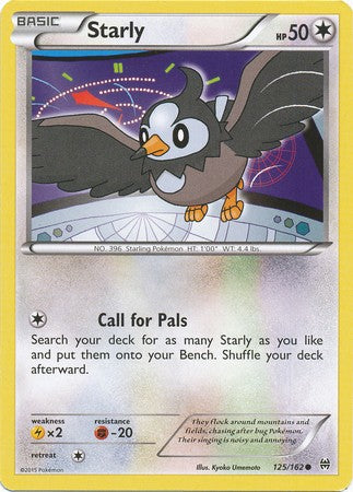 Starly 125/162 Common - Pokemon XY Break Through Card
