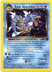 Pokemon Pre-Release Holo Rare Promo Card - Dark Gyarados 8/82