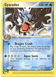 Pokemon EX Dragon - Gyarados Card