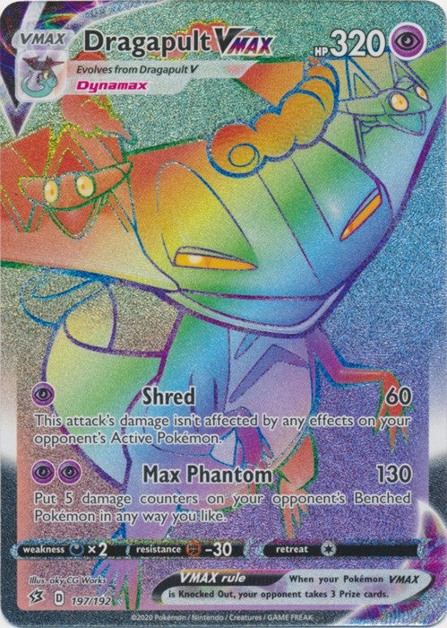 Dragapult VMAX (Hyper Rare) - 197/192 Pokemon » SWSH Rebel Clash Ultra Rare