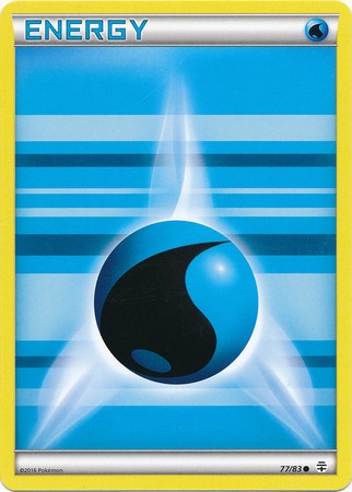 Water Energy 77/83 Common - Pokemon Generations Card