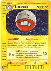 Pokemon Aquapolis - Electrode Holofoil