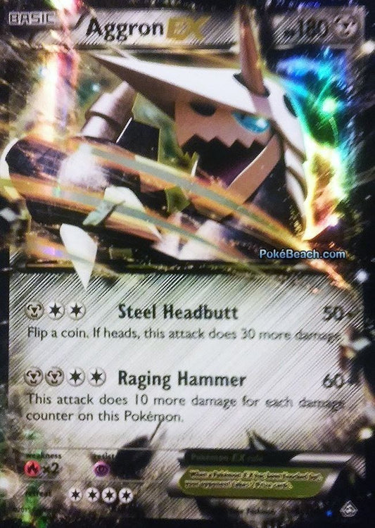 Aggron EX 93/160 Ultra Rare - Pokemon XY Primal Clash Single Card