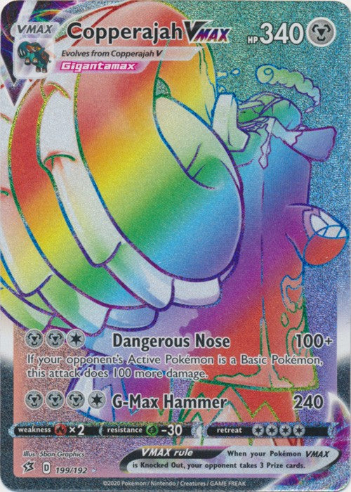 Copperajah VMAX (Hyper Rare) - 199/192 Pokemon » SWSH Rebel Clash Ultra Rare