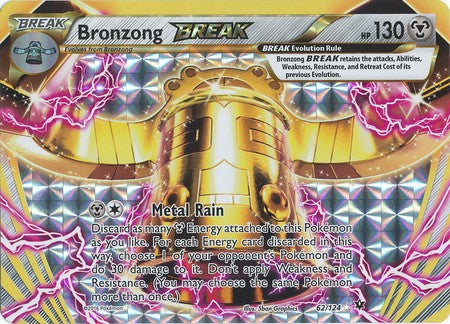 Bronzong Break 62/124 Break Rare - Pokemon XY Fates Collide Card