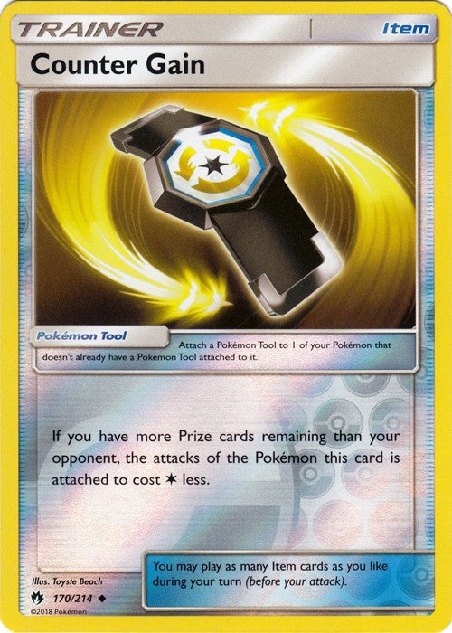 Counter Gain - 170/214 (Reverse Foil) Pokemon » SM Lost Thunder Uncommon