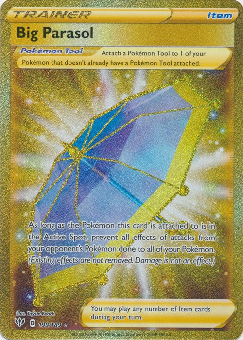 Big Parasol (Secret Rare) - 199/189 Pokemon » SWSH Darkness Ablaze Ultra Rare