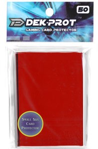 Dek Prot YuGiOh Sized Card Sleeves - Pepper Red (50 Card Sleeves)