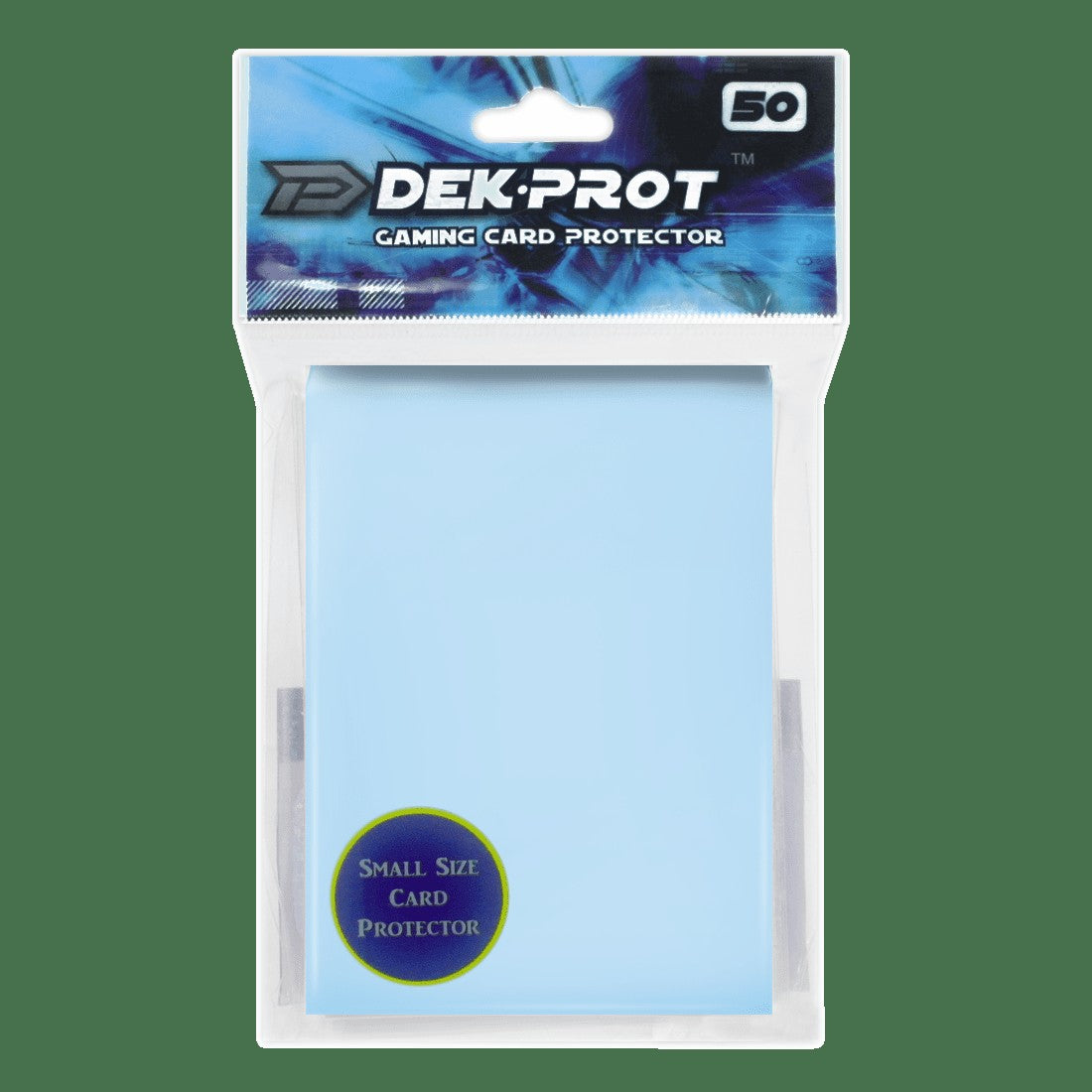 Dek Prot YuGiOh Sized Card Sleeves - Aqua Blue (50 Card Sleeves)