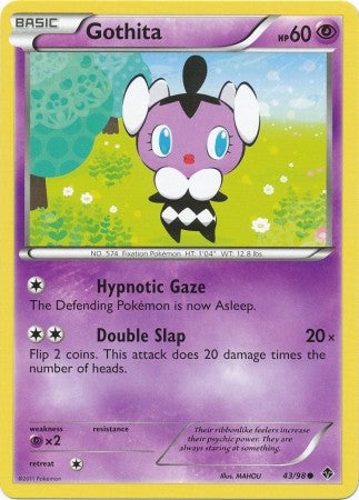 Pokemon Emerging Powers Common Card - Gothita 43/98
